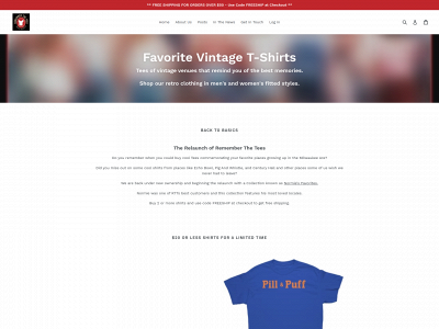 rememberthetees.com snapshot