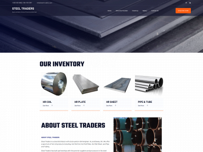 steel-traders.com snapshot