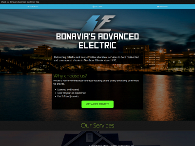 bonaviaelectric.com snapshot