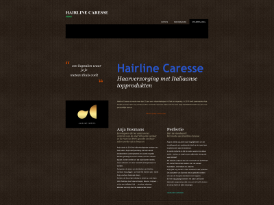 hairlinecaresse.be snapshot