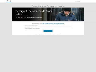 recargaspersonal.org snapshot