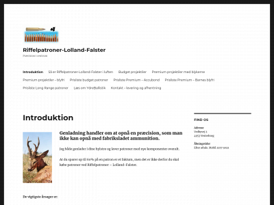 riffelpatroner-lolland-falster.dk snapshot
