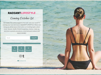 radiantlifestlye.com snapshot