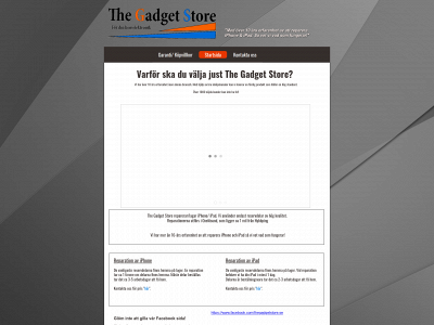 thegadgetstore.se snapshot