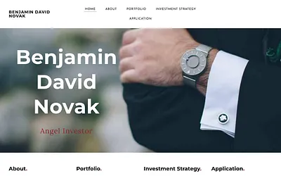 www.benjamindavidnovak.com snapshot
