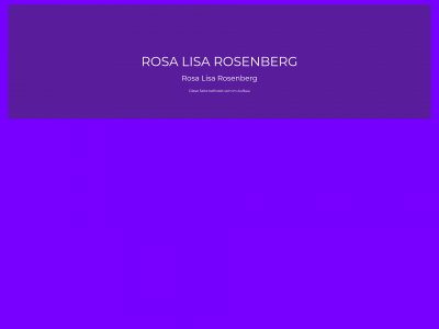 rosalisarosenberg.de snapshot