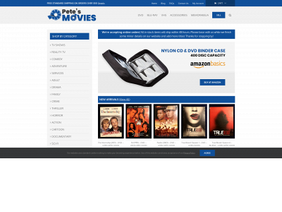 petesmovies.com snapshot