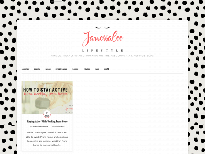 janessaleelifestyle.com snapshot