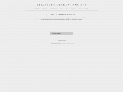 elizabethdrydenart.com snapshot