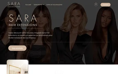 sarahairextensions.be snapshot