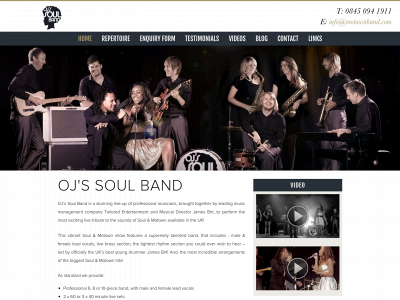 motownband.com snapshot