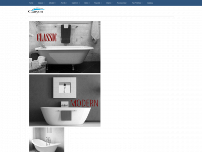 canyonbath.com snapshot