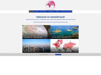 taste2travel.com snapshot