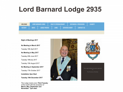 lordbarnardlodge.com snapshot