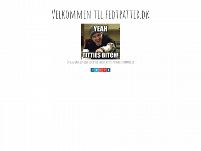 fedtpatter.dk snapshot