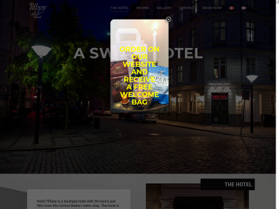 hoteltiffany.dk snapshot