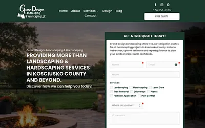 granddesignslandscape.com snapshot