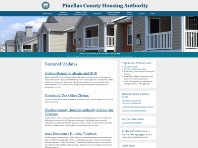pinellashousing.com snapshot