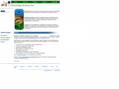 discerningsystems.com snapshot