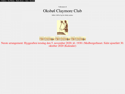 claymoreclub.dk snapshot