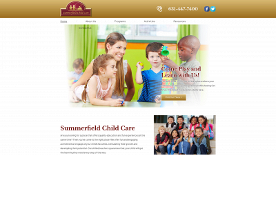 summerfieldchildcare.com snapshot