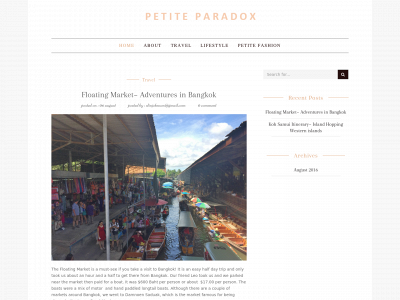 petiteparadox.com snapshot