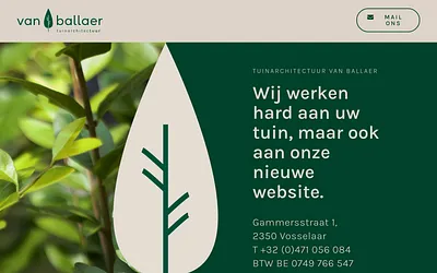tuinenvanballaer.be snapshot
