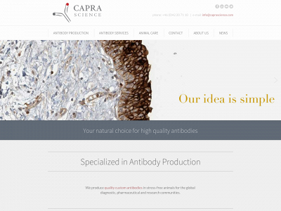 caprascience.com snapshot