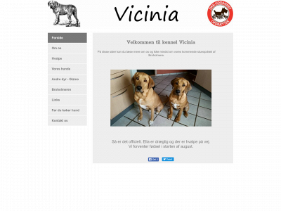 vicinia.dk snapshot