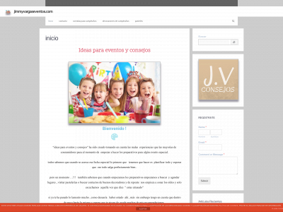 jimmyvargaseventos.com snapshot