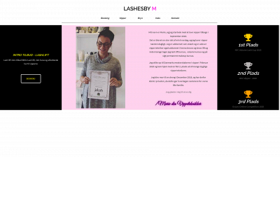 lashesbym.nu snapshot