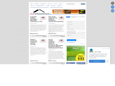 stopforeclosurefraud.com snapshot