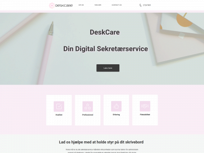 deskcare.dk snapshot