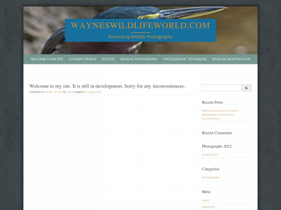 wayneswildlifeworld.com snapshot