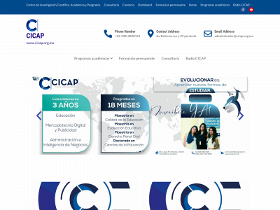 cicap.org.mx snapshot