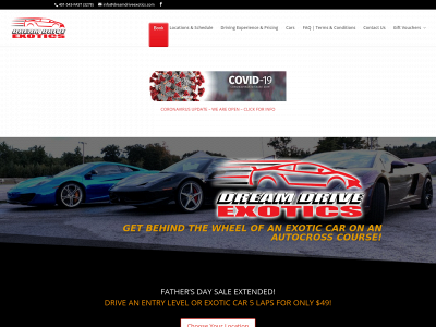 dreamdriveexotics.com snapshot