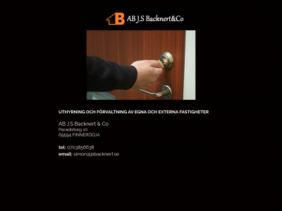 jsbacknert.se snapshot