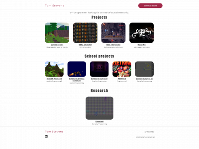 tomstevens.be snapshot