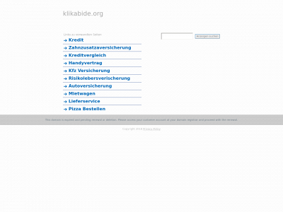 klikabide.org snapshot