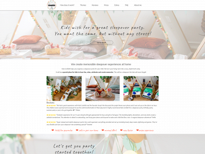 kidsconfetti.dk snapshot
