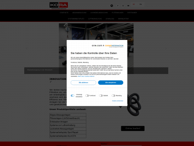 kora-gmbh.com snapshot