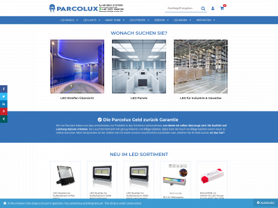 parcolux-led.com snapshot