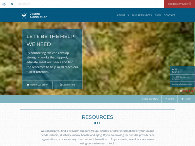 jasonsconnection.org snapshot