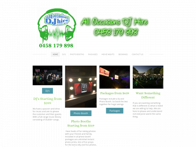 www.alloccasionsdjhire.com.au snapshot