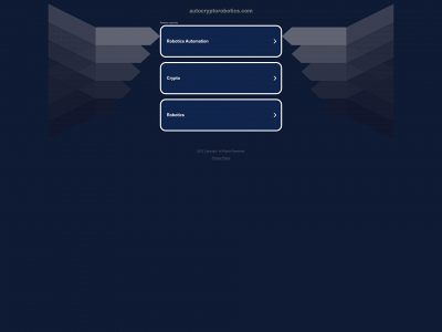 autocryptorobotics.com snapshot