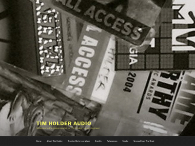 timholderaudio.com snapshot