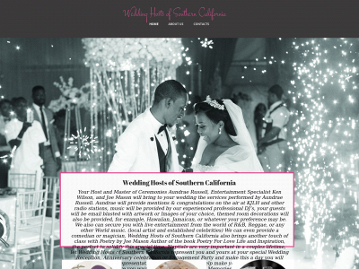weddinghostsocal.com snapshot