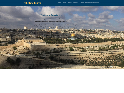 thegodfearer.com snapshot