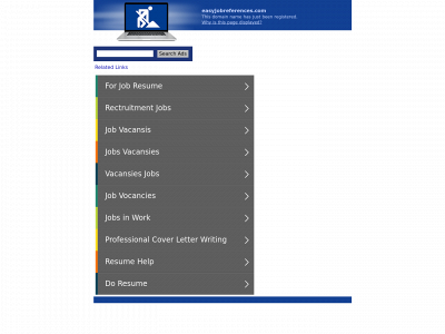 easyjobreferences.com snapshot