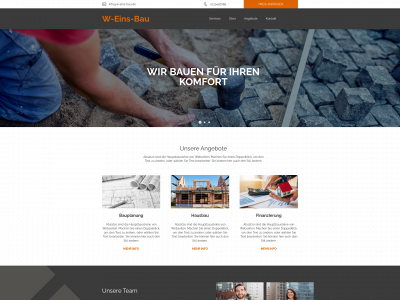 w-eins-bau.de snapshot